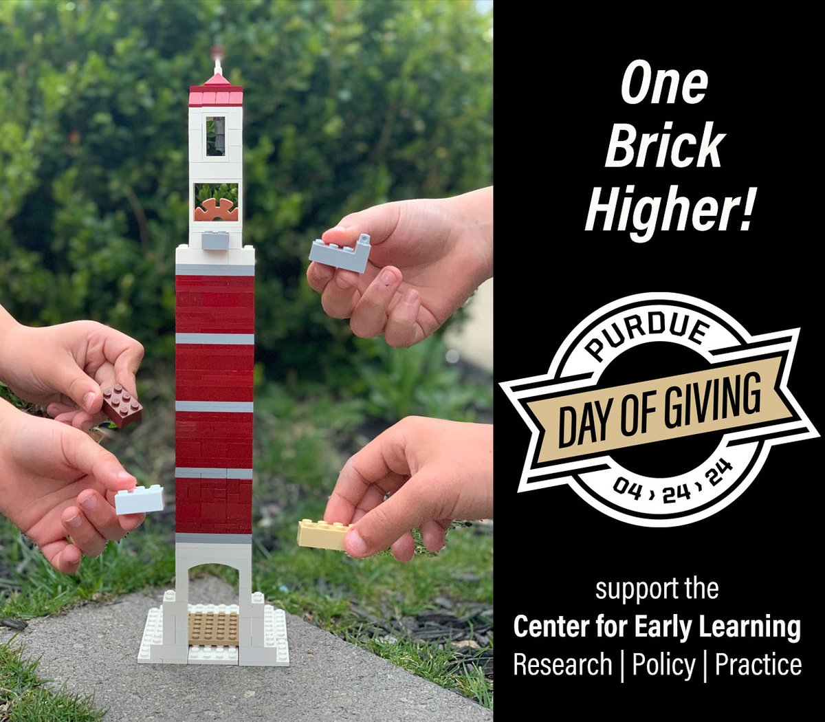 The Center for Early Learning within @PurdueHHS is dedicated to improving the quality of early childhood education and care for all children from birth through 3rd grade and promotes school readiness and healthy development. Give today: bit.ly/PDOG24_HHS_x #PurdueDayofGiving