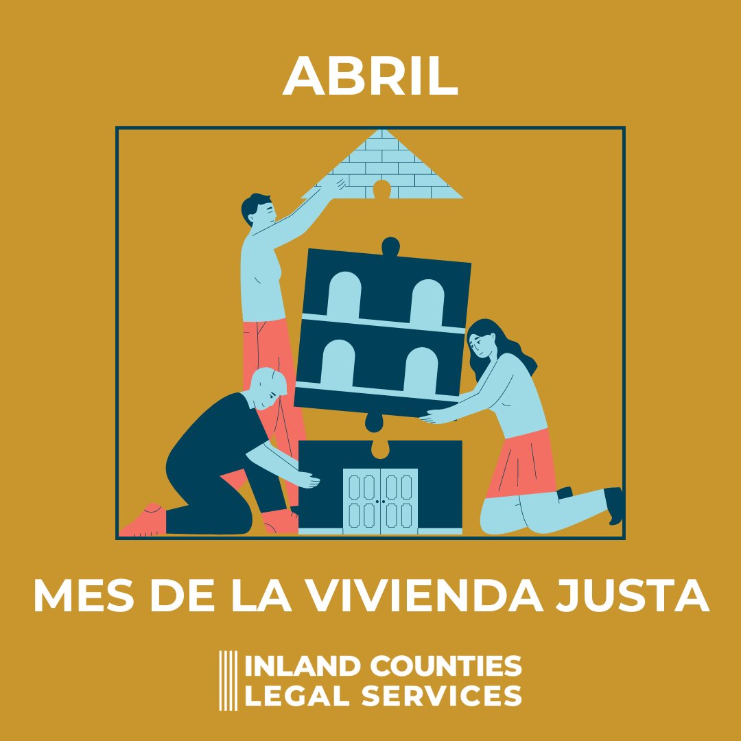 April is Fair Housing Month, marking the 56th anniversary of the Fair Housing Act!

Read our latest blog post to learn how we're challenging discriminatory 'crime-free' housing policies: linktr.ee/inlandlegal

#FairHousingMonth #ICLS #HousingJustice