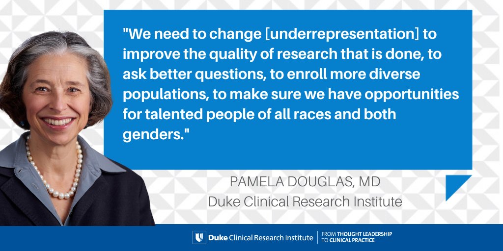 At #ACC24, DCRI’s @pamelasdouglas joined @GoHealio to discuss the new Project REACH initiative, which seeks to increase diversity and equity in clinical trial leadership. Watch her video interview here to learn more: healio.com/news/cardiolog…