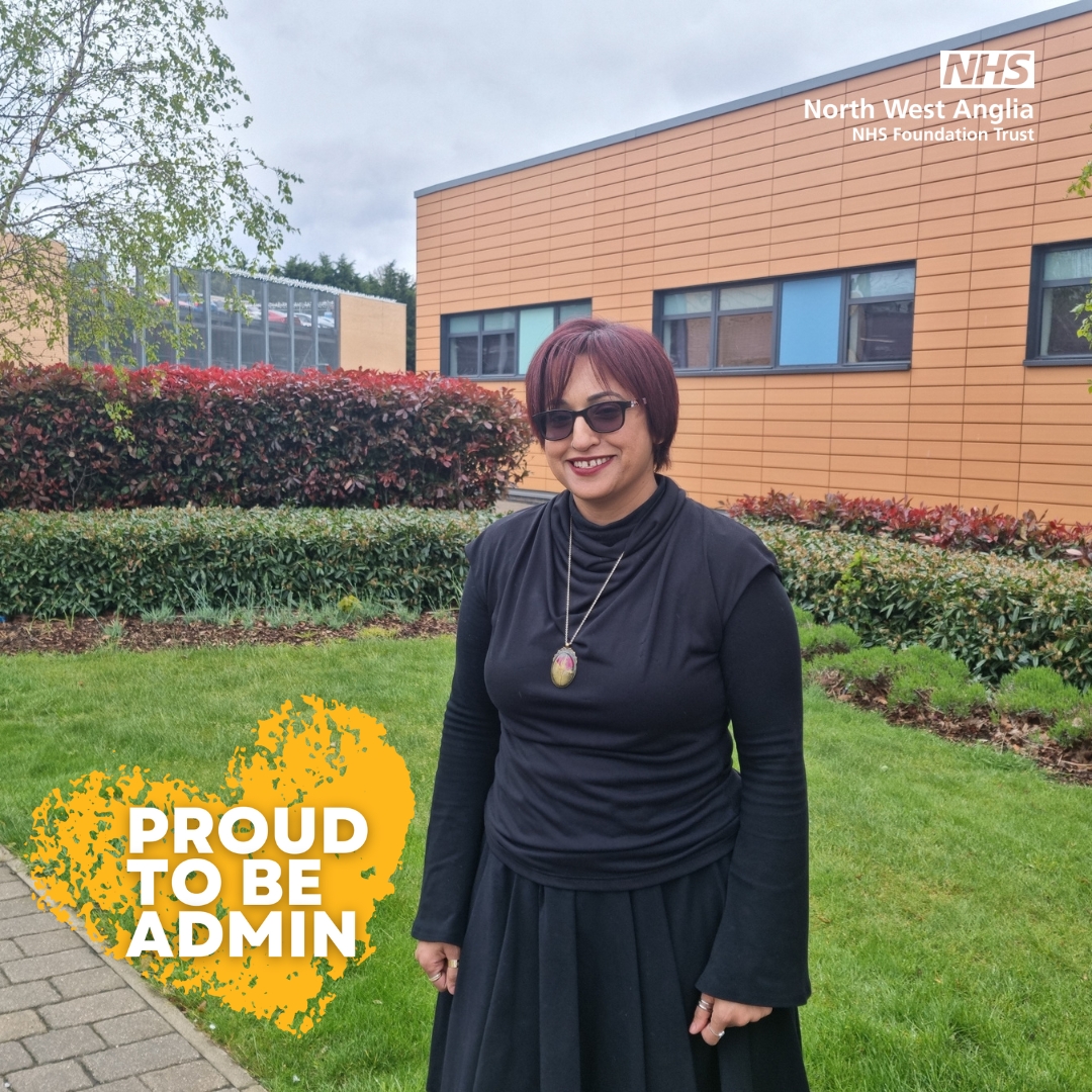 'For me the NHS is about providing care for all, supporting people when they need it. It is a privilege to support the Trust here at North West Anglia as we work to ensure that care is of the highest standard possible.' #WorldAdminDay Thank you Affra!💙 nwangliaft.nhs.uk/world-admin-da…