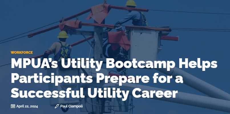 .@MPUAonline recently held a Utility Bootcamp as part of a Utility Workforce Training Program it developed thanks to a grant from @MoEcoDevo. MPUA staff is developing future training opportunities as part of the Workforce Development Training Program. ow.ly/z5FZ50RngMB