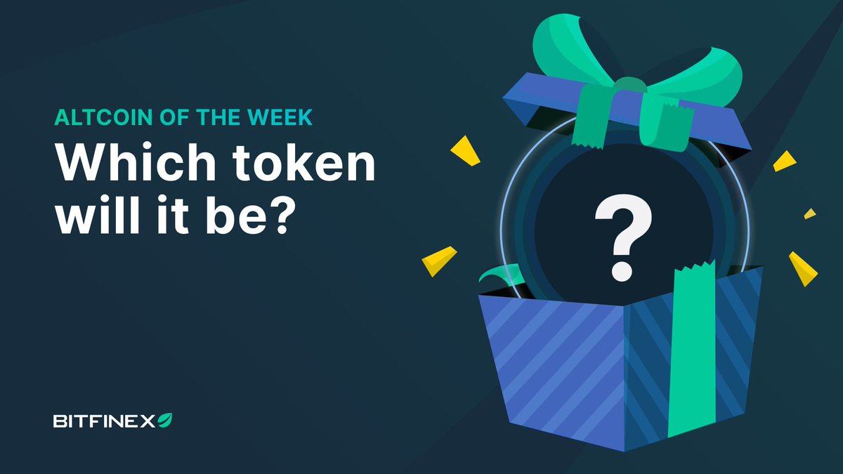 bitfinex's tweet photo. Let's hear your predictions 🔮

What token gets you excited? ⭐️

Share your guess in the comments, we’ll reveal our favourite this Friday! ⏰ https://t.co/rB2KxqvqsQ