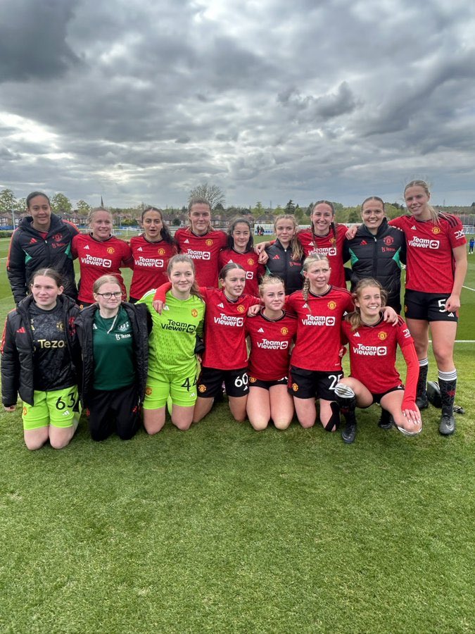 Congratulations to #MUWomen U21’s on winning the Northern Division title today! 👏🏼🏆🔴 #MUFC #MUAcademy