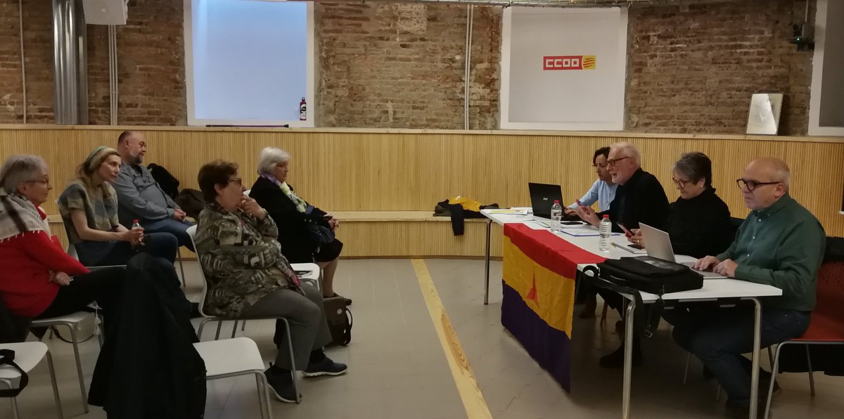 Justament avui celebrem l'Assemblea @AmicalBrigades pla de treball i Memòria 2023. @Exprespol @Ateneu_Memoria