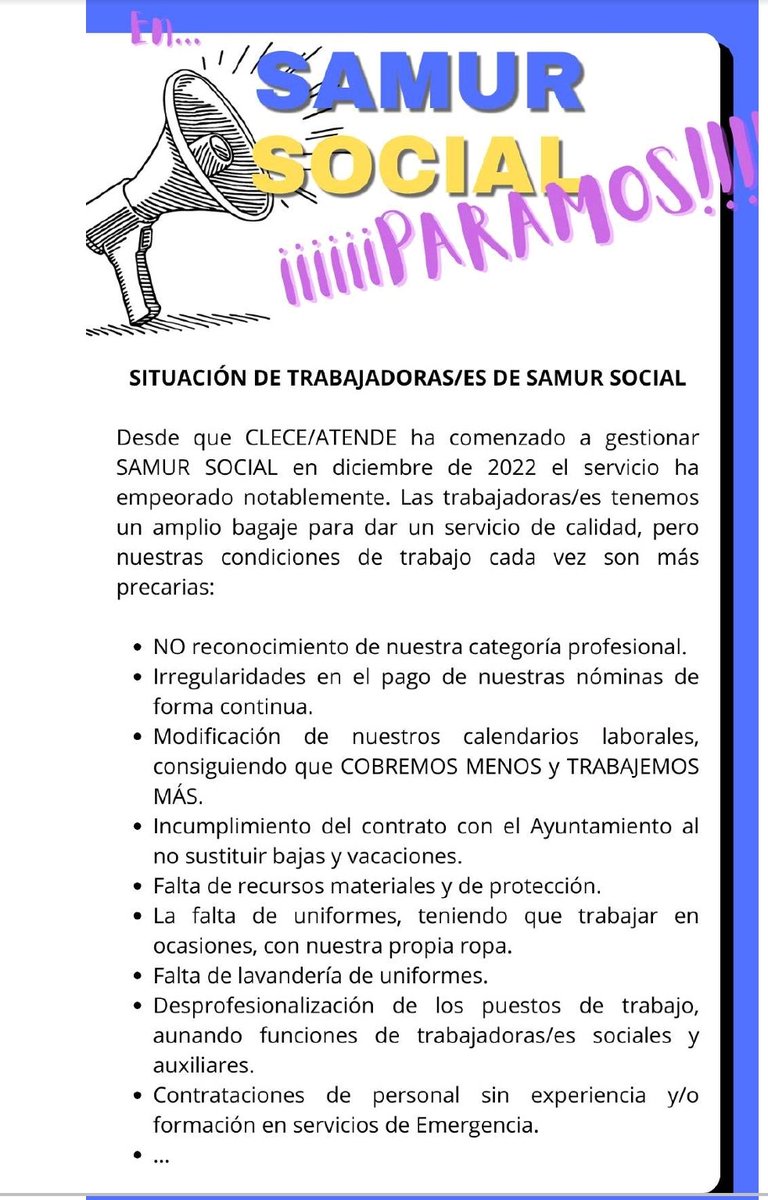 Exclusion nrd Madrid tweet media