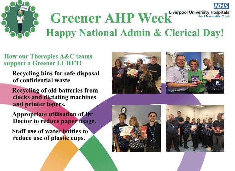A day to thank our Admin/Clerical and Secretariat staff in Therapies @LivHospitals  on #NationalAdministrativeProfessionalsDay. Cupcakes, thank you gift bags and certificates for all went down a treat 👏⭐️ @AngelaMcAvoy @ScouseAHPLeader @meglangleyx @FrankieCat123