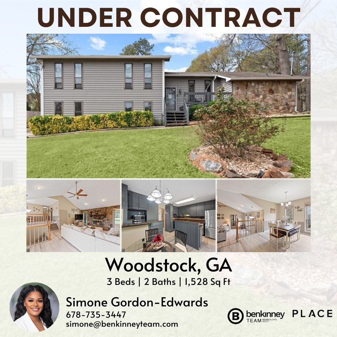 𝑪𝒐𝒏𝒈𝒓𝒂𝒕𝒖𝒍𝒂𝒕𝒊𝒐𝒏𝒔 to Simone Gordon-Edwards

#sellingatlanta #bktatlanta #bktatl #place #placeinc #ourhappyplace #benkinneyteam #atlantarealtor #findyourplace #atlantahomesforsale #sellatlanta #realtoratlanta #atlantahomes #sellingatl #atlantarealestateagent