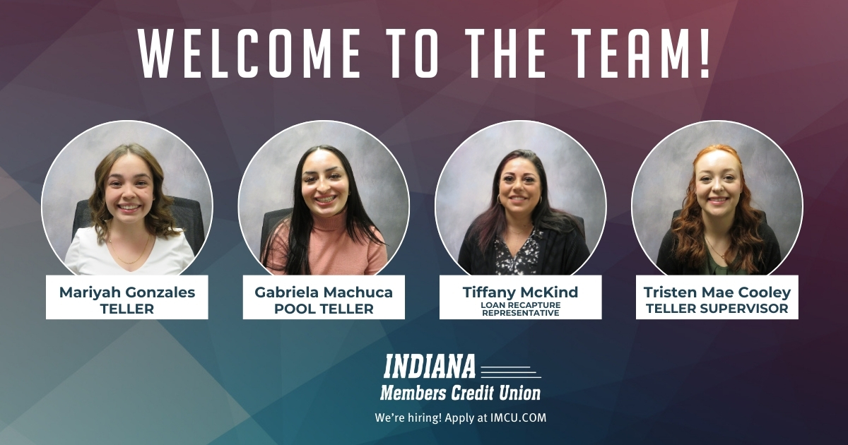Welcome to the team! We are pleased to share some of our newest IMCU team members! 

Interested in joining the team? Visit our Careers page to learn more or see open positions: bit.ly/3XGjb41 

#WelcomeWednesday #EmployeeHighlight #NewHire #TeamIMCU