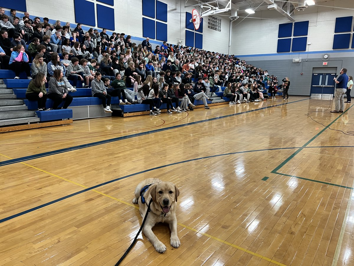 We are so grateful to leaders from the 52nd District Court, the Oakland County Sheriff's Office, and the South Lyon Community Coalition who visited with our 8th graders to talk about making positive life choices.