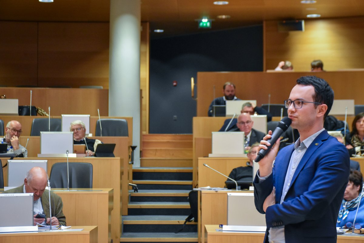 Hier, à la <a href="/regiongrandest/">Région Grand Est</a> pour une après-midi de travail avec le #CESER sur les enjeux des #élections européennes en particulier pour les bassins de vie transfrontaliers. L'#Europe, c'est la solution ! 

Merci <a href="/cesergrandest/">CESER Grand Est</a> <a href="/ME_Alsace/">Mouvement Européen Alsace 🇪🇺</a> @JEF_Strasbourg !