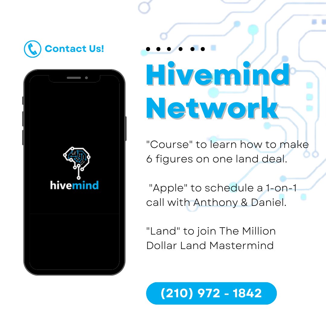 Learn how to make six figures in one real estate land deal. 📈⁠ 

#realestatemarketing #realestate #webuyhouses #hivemindcrm #hivemind #hivewithuspodcast #hivewithus