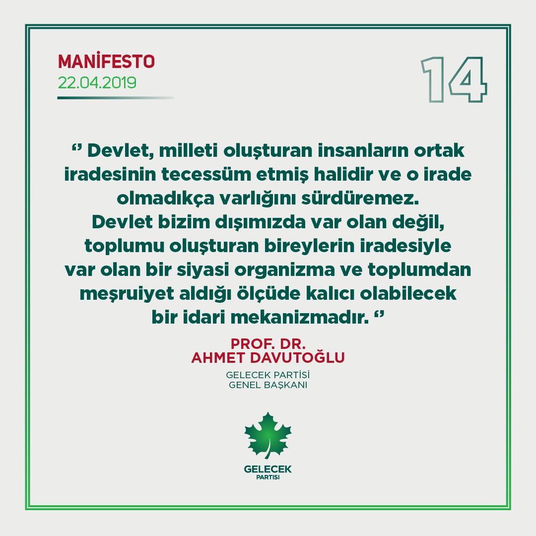 ahmetarslan42's tweet photo. Ahmet Davutoğlu
#Manifesto
22 Nisan 2019 https://t.co/2lR9bdXXd6