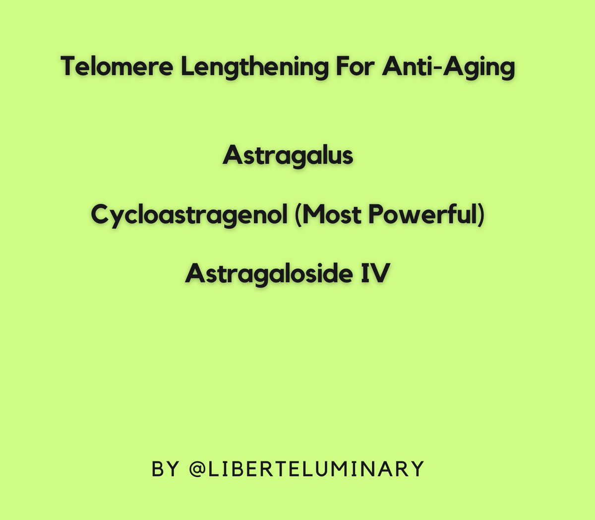 Telomere Lengthening for Anti-aging

#antiaging #life #vitality