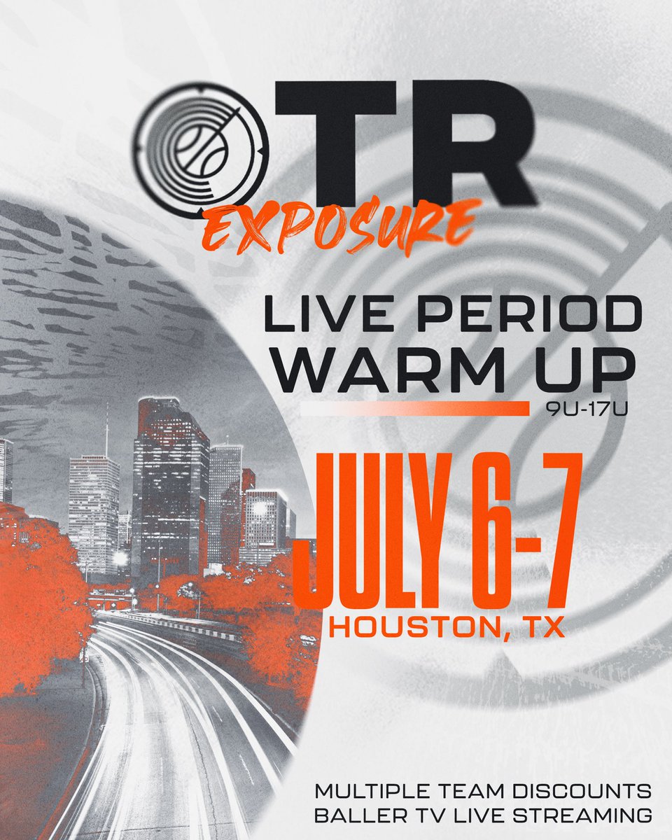 Two events right before the 1st two Live Periods in May & July. May 10-11 King of Spring July 6-7 Warm Up @ExposureOtr The Brand. The Platform. The Exposure,