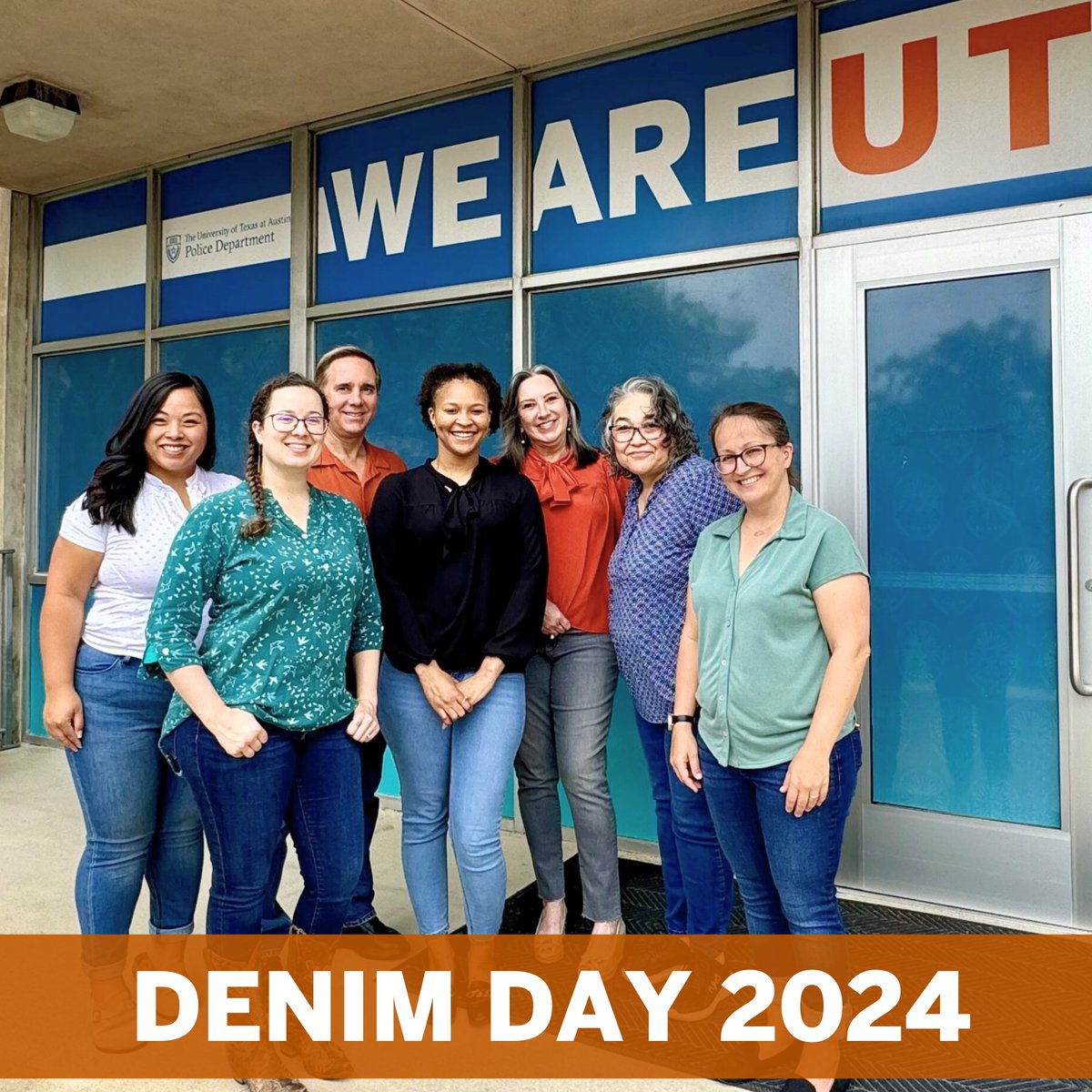 UTPD and UT's Victims Advocate Network (VAN) proudly stand with survivors of sexual assault this Denim Day. Together, we raise awareness, support, and solidarity for those affected. #DenimDay #SupportSurvivors #EndSexualViolence