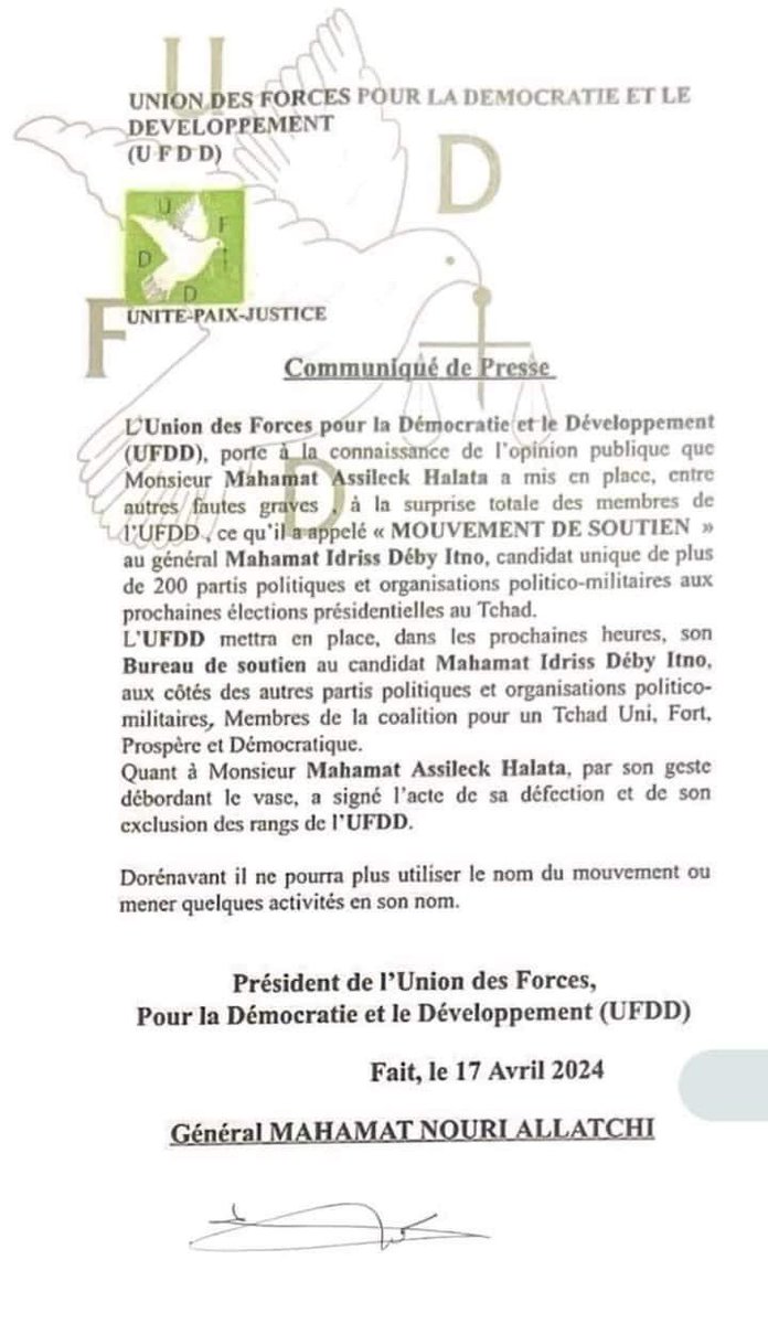 Vous voyez ce pays et sa population? 😂
Ils l’ont viré du parti UFDD par ce qu’il a créé quelque chose que eux même voulaient créer 😂😂😂😂
#Tchad #Adjib