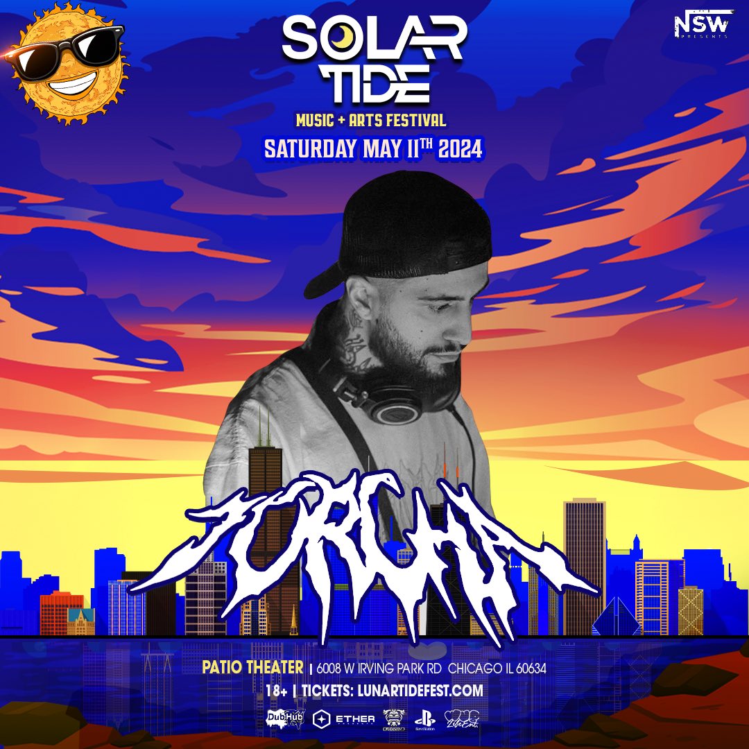 𝙏𝙊𝙍𝘾𝙃𝘼 𝘾𝙃𝙄𝘾𝘼𝙂𝙊 𝘿𝙀𝘽𝙐𝙏 🔥 Counting down the days til @torchadub makes his debut at Solar Tide! Mans been killing it getting support from some of the biggest names in the game including the don Skream! 🌞🌊 2-day + single day passes are moving quickly in bio 📱