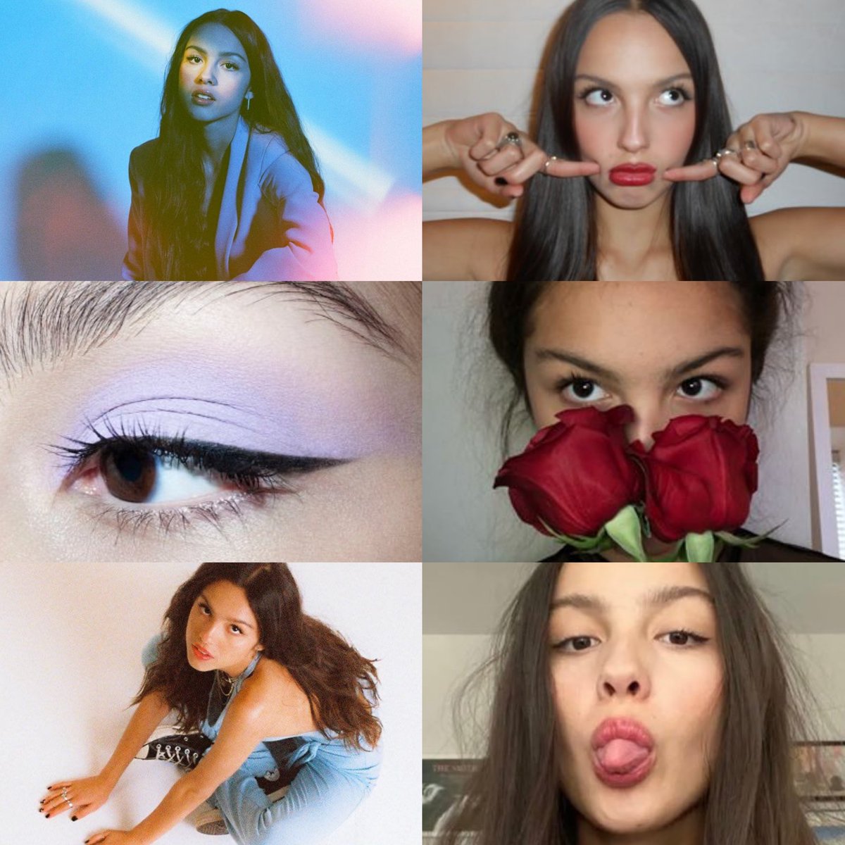 olivia rodrigo's profile pictures over the years