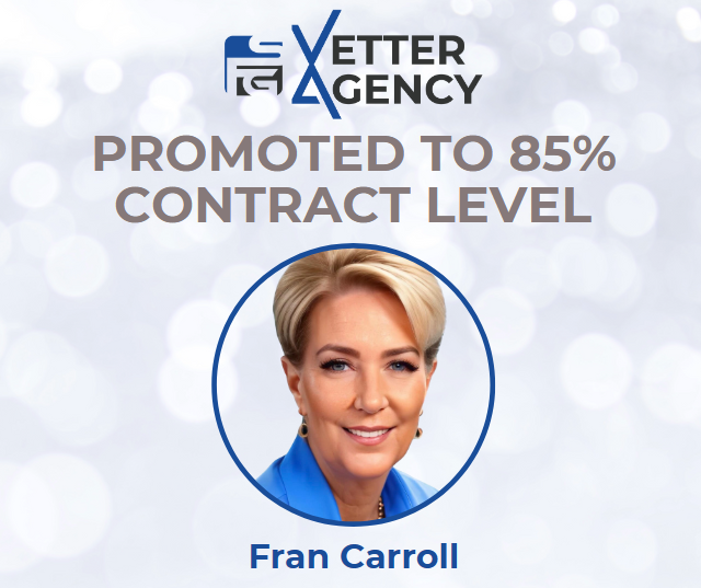 Congratulations Fran Carroll!

.

.

#leader #doesntsuck #promotion #thevetteragency #teamvetter #growth #symmetryfinancialgroup #workfromhome #remotejobs #insurancebroker #insurance