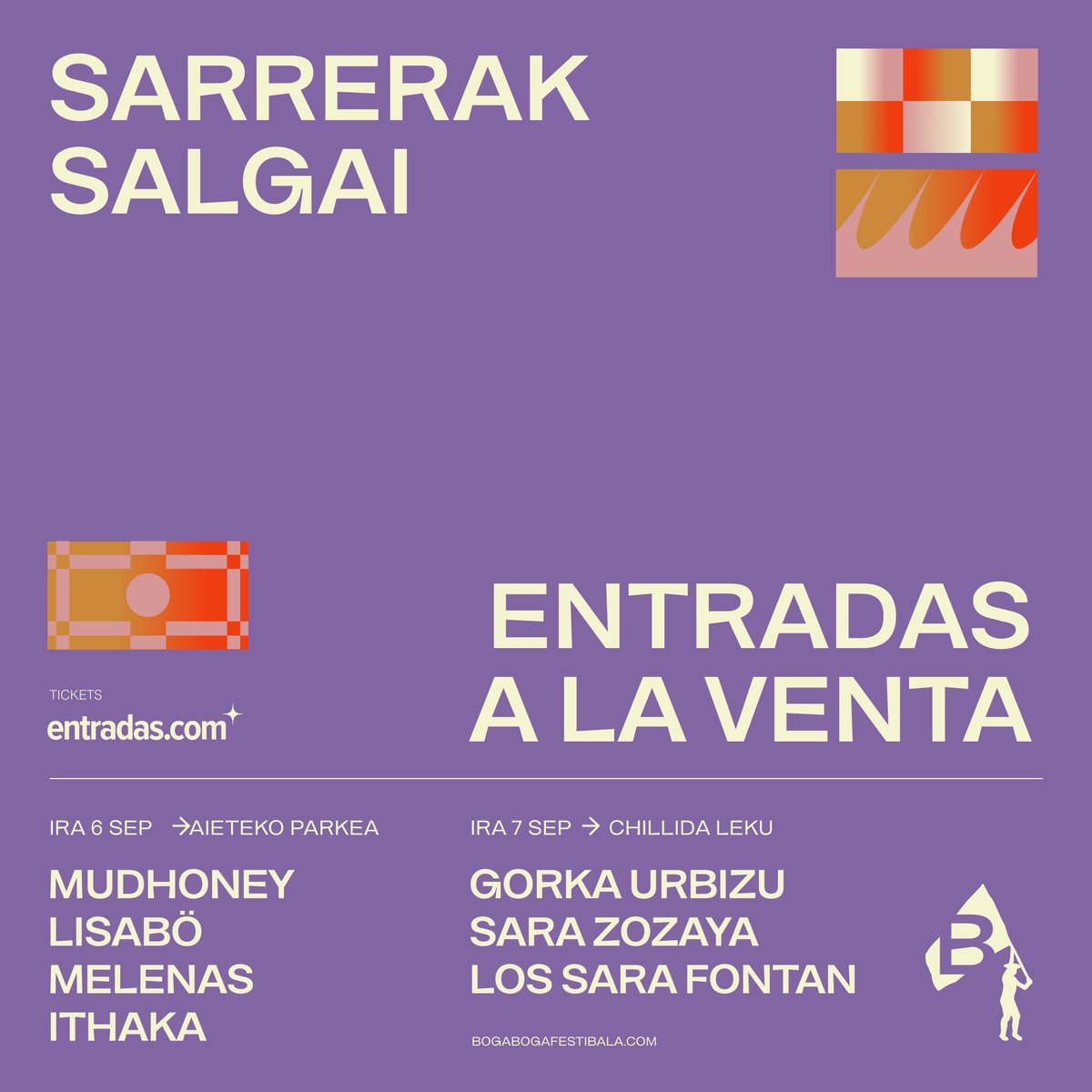 bogabogafest's tweet photo. Ez galdu!
No te lo puedes perder...

🌊BOGA BOGA FESTIBALA🌊
📍Donostia
🗓️Irailak 6-15

🔥Sarrerak salgai🔥
🔥Entradas ya a la venta🔥

👉https://t.co/VD8U9YDmer https://t.co/fMA1VjepXj