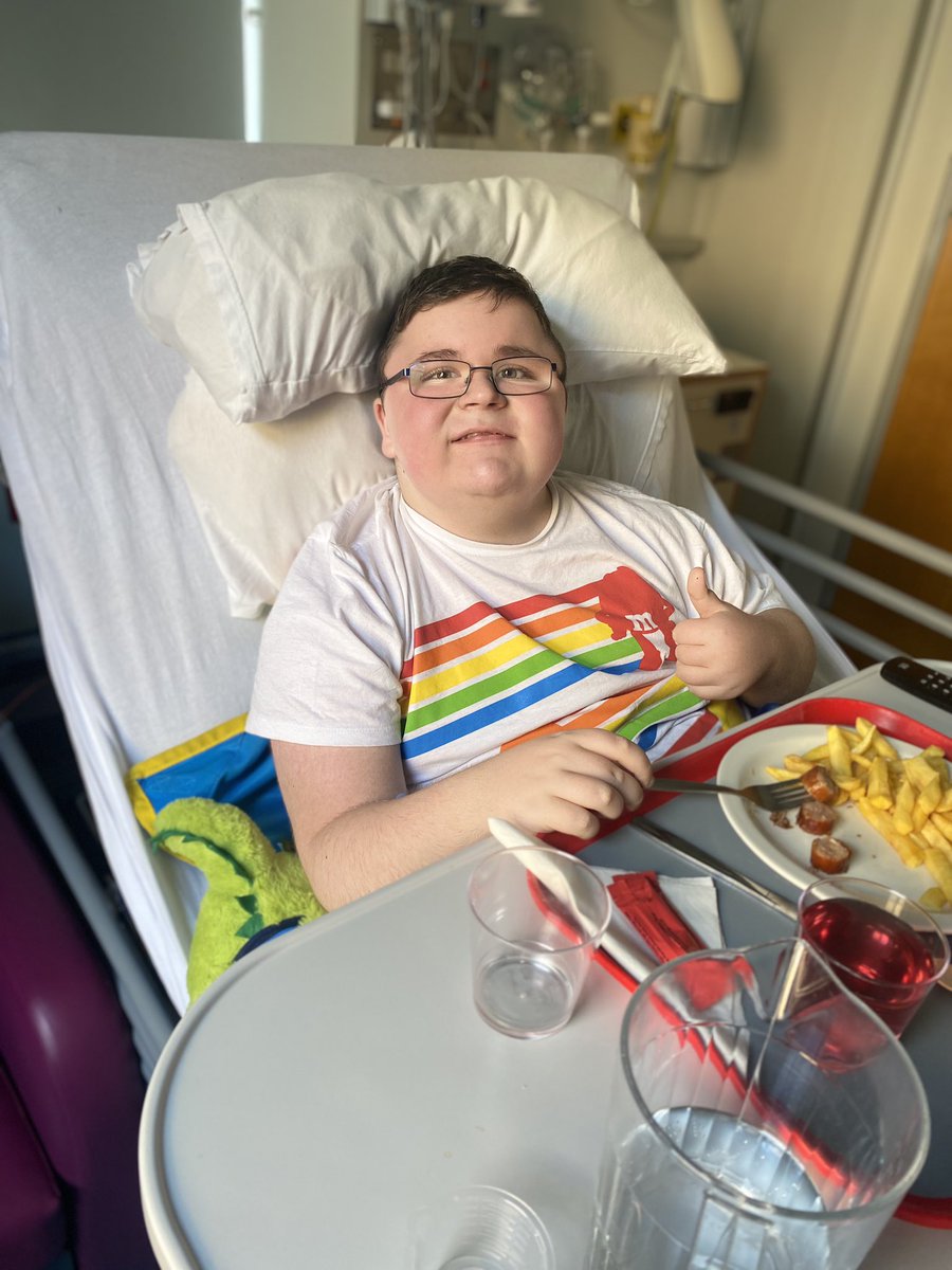 team_mcclean's tweet photo. One day and one step at a time……..❤️
Another night in hospital tonight, he’s being looked after so well he’s not ready to leave just yet.
#superhero #dmdwarrior https://t.co/Oe4wCChXs7