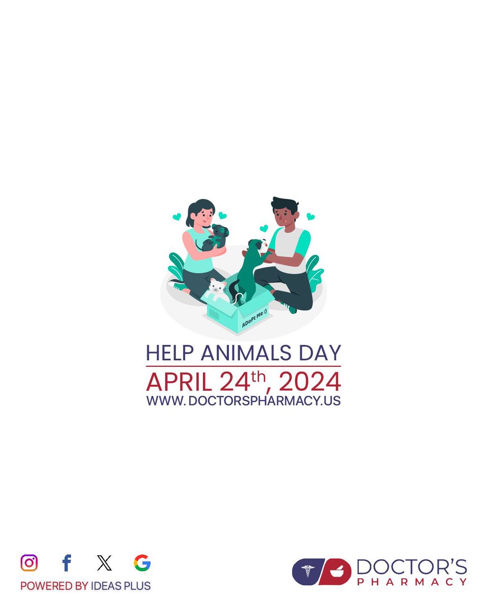 Help Animals Day is an observance that aims to raise awareness about the welfare of animals and encourages people to take actions that support and protect them.

#HelpAnimalsDay #Pharmacy #CommunityPharmacy #FreeDelievery #PeaceofMind #TriCities #ThankyouTriCities
