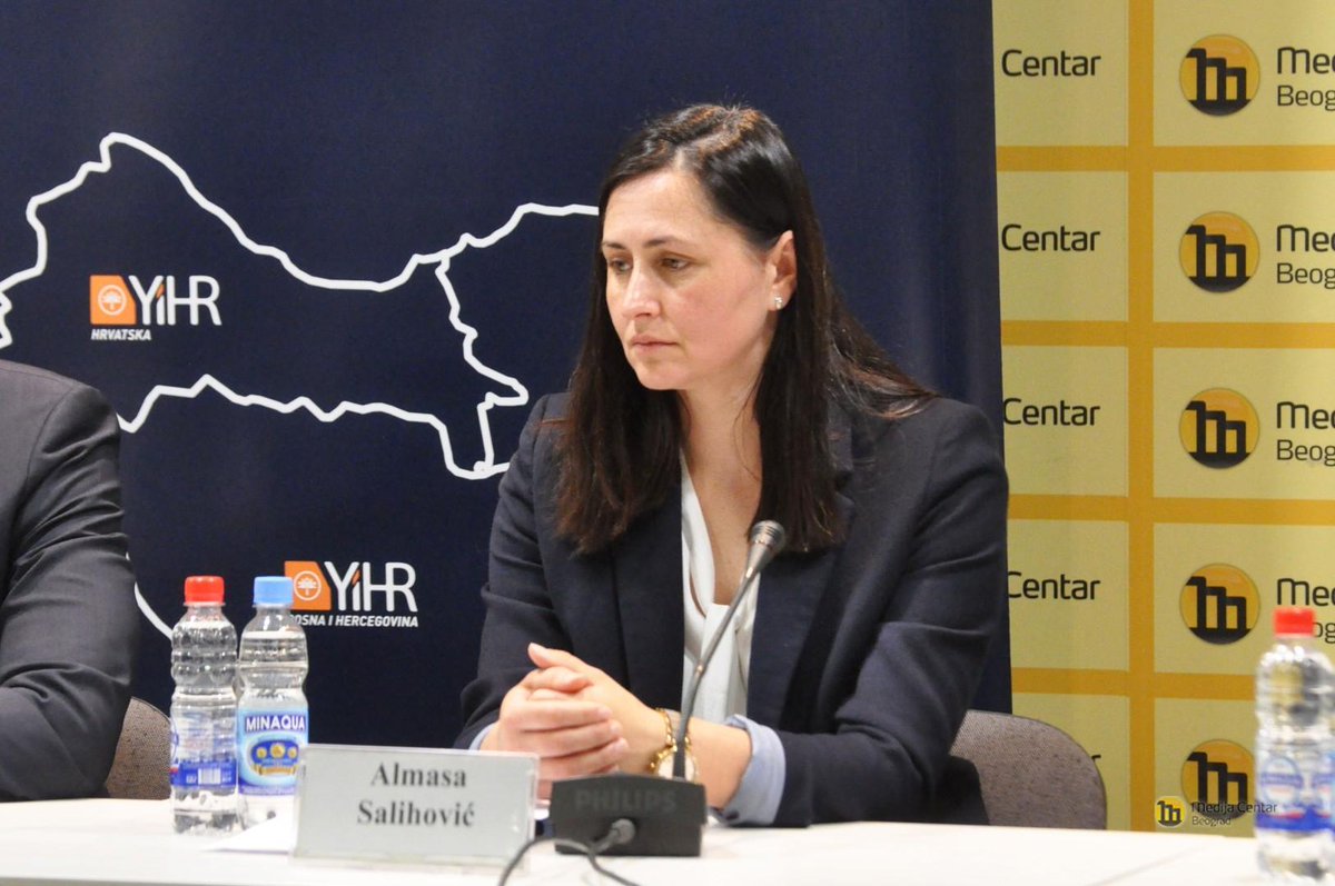Almasa Salihović, portparolka @SrebrenicaMC, je danas u Beogradu govorila o značaju usvajanju Rezolucije o genocidu u Srebrenici: yihr.rs/bhs/inicijativ… @YIHRSerbia @unwillinglyrado @PavleGrbovic @sodzinjon