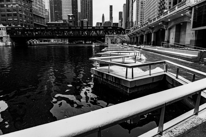 Art of the Day: 'The Jetty at Chicago Riverwalk'. Buy at: ArtPal.com/imagesdrd?i=15…