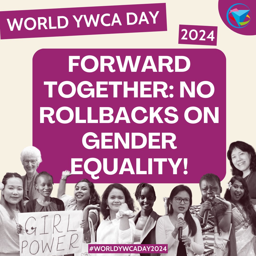 On #WorldYWCADay2024, support the future of leadership 💪 A donation to @WorldYWCA helps #EmpowerWomen and young women, fostering change in communities and advocating for #GenderEquality. Let's build a more equitable world, together: worldywca.org/donate #NoToRollbacks