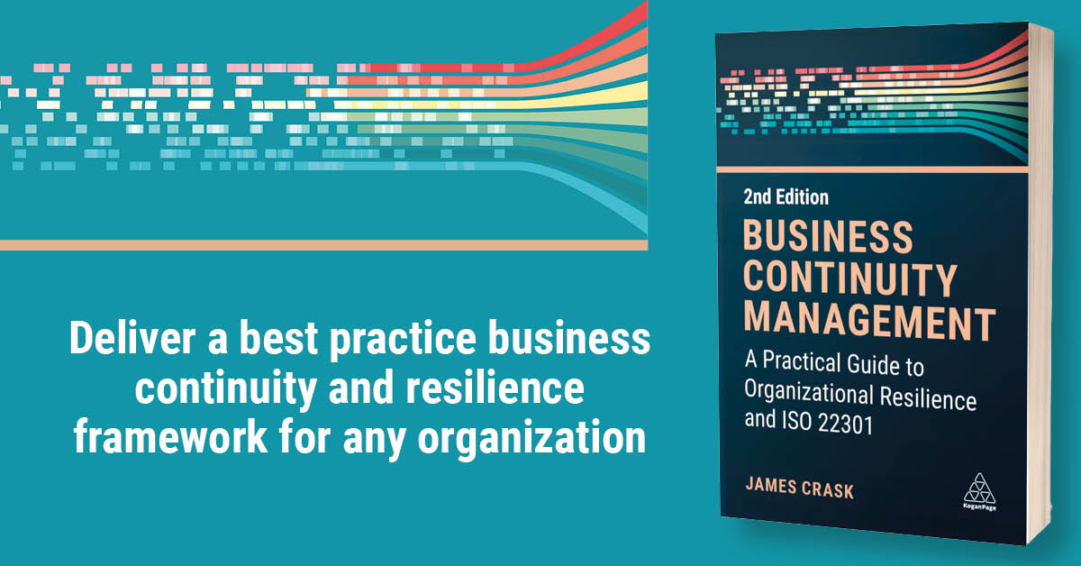 Want to approach risk head-on?

'#BusinessContinuity Management' offers a straightforward and practical guide to building effective contingency plans and maintaining a #resilient organization. 

Check it out: bit.ly/3xaKVF7