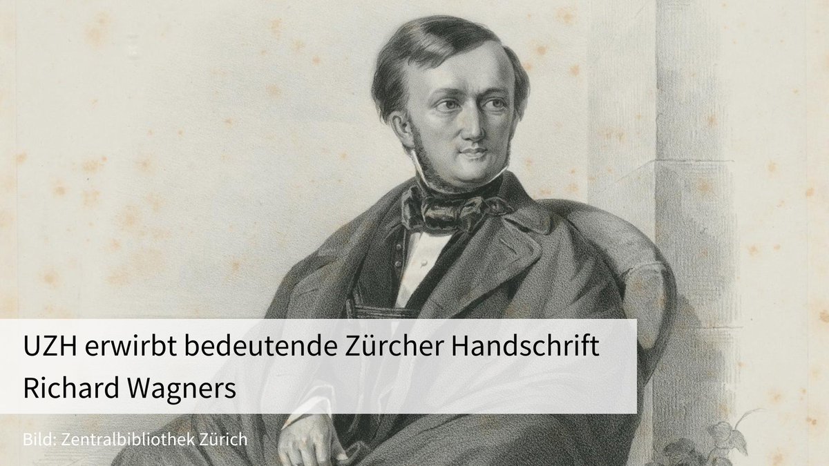 Der UZH ist der spektakuläre Ankauf einer bedeutenden Handschrift Richard Wagners gelungen. In «Mitteilung an meine Freunde» nimmt der Komponist eine autobiografisch-künstlerische Standortbestimmung vor und blickt in die Zukunft: news.uzh.ch/de/articles/me…