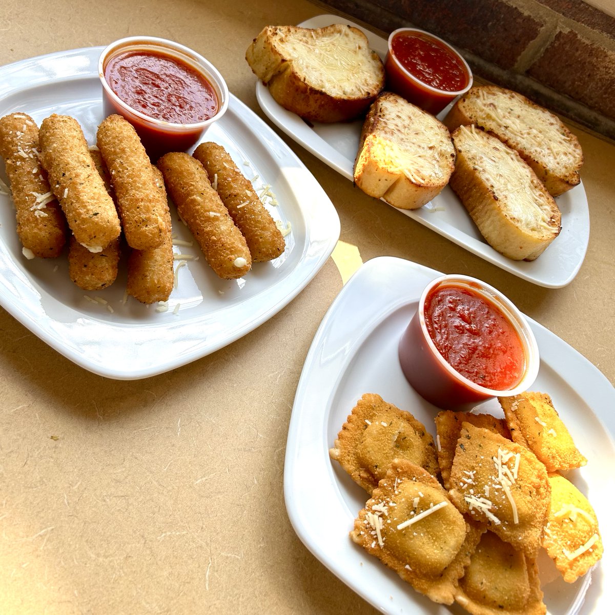 LAST Wacky Wednesday‼️ Head to your nearest Ledo Pizza location to get one of these appetizers for FREE! (only valid for dine-in customers who spend $25)