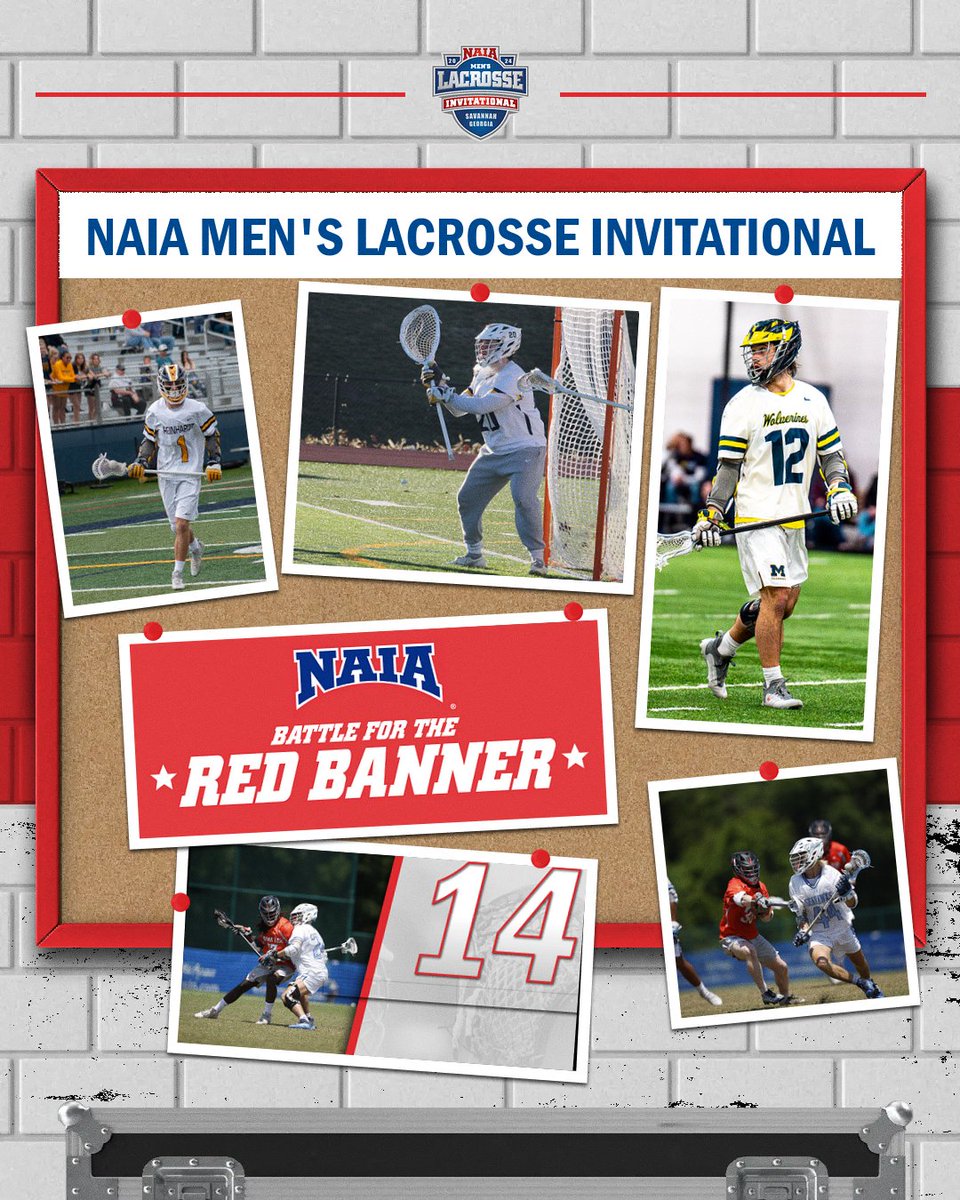 M🥍 Only two weeks away from #NAIAMLAX Invitational action in @SavannahSports! Who will claim this year's #BattleforTheRedBanner? Check out everything you need to know! -->bit.ly/3VGHFLQ #collegelacrosse