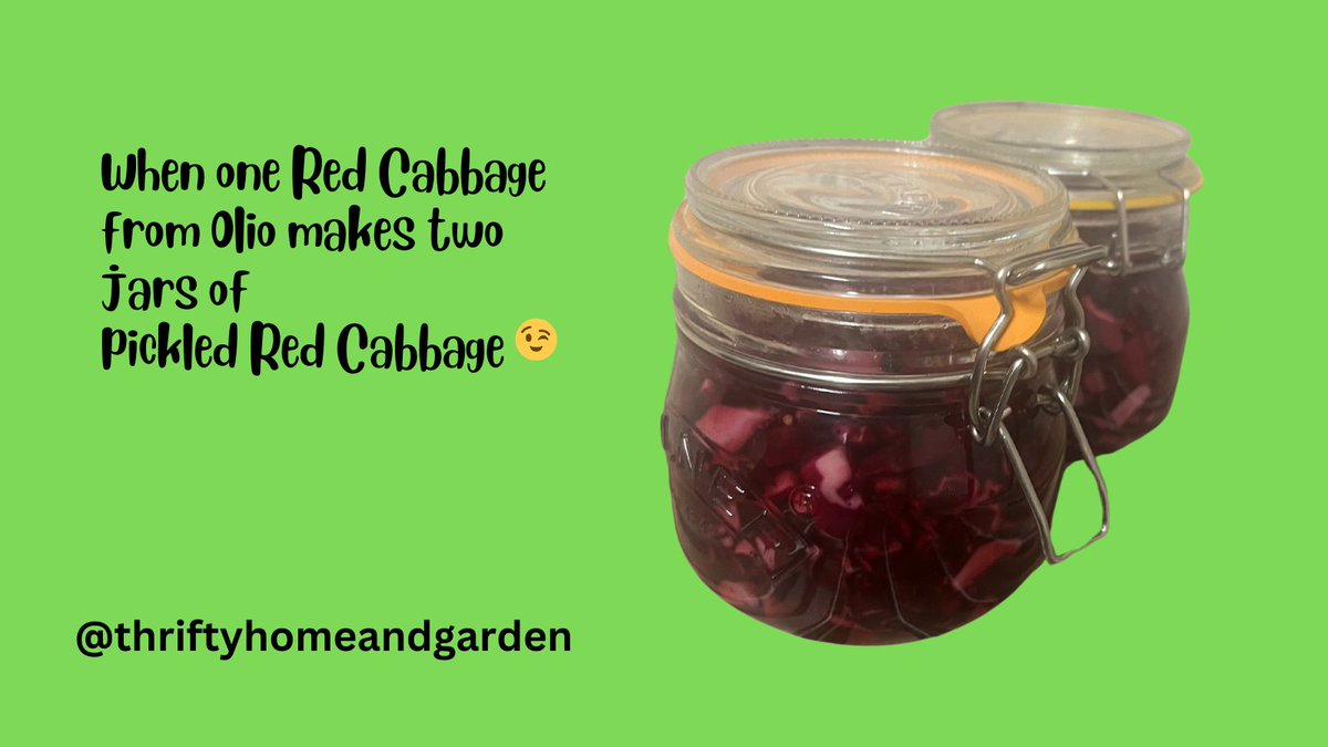 When One Red Cabbage from Olio makes Two Jars of Pickled Red Cabbage
Recipe taken from @tescofood Food Hero: @oilo_ex
#olio #foodhero #redcabbage #leftovers #foodwaste #tescofood #sustainability #thriftykitchen #thriftyhome #savvykitchen