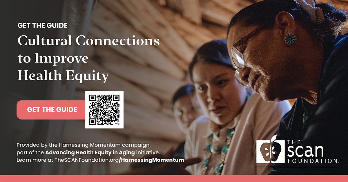 The Harnessing Momentum campaign offers opportunities for #healthequity leaders to enhance their work in ensuring all older adults can age well with purpose. Learn more: bit.ly/3SGQBOp