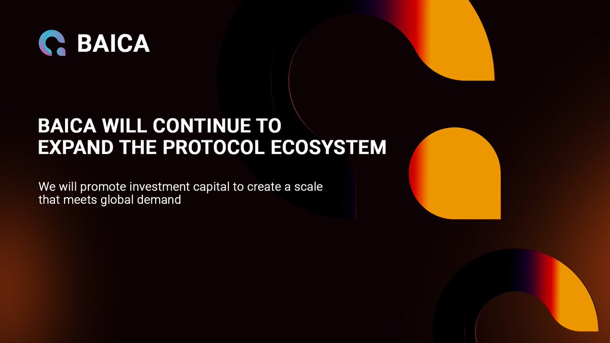 Baica_Official's tweet photo. ↕️ #Baica will expand the upcoming #Protocol #ecosystem to attract millions of dollars from partner funds to strongly develop #AI technology and a separate network.
🗒️ This is part of our Q2 roadmap and will be accelerated in the near future. We clearly understand the importance of artificial intelligence and the popularity of #blockchain, from these opportunities we will bring a strong wave in the near future.
👉 Stay tuned.