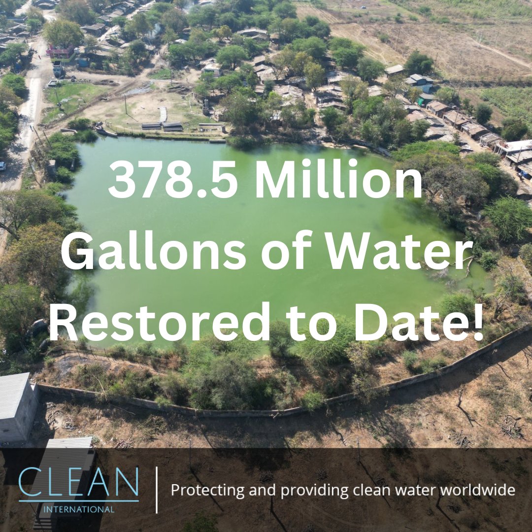 Together, with our partners we have helped to restore 378.5 million gallons of #water (and counting)! Saving water through projects like #lakerestoration, #rainwaterharvesting and #smarttechnology helps #reducewateruse, recharges #waterbasins, restores #ecosystems and more!