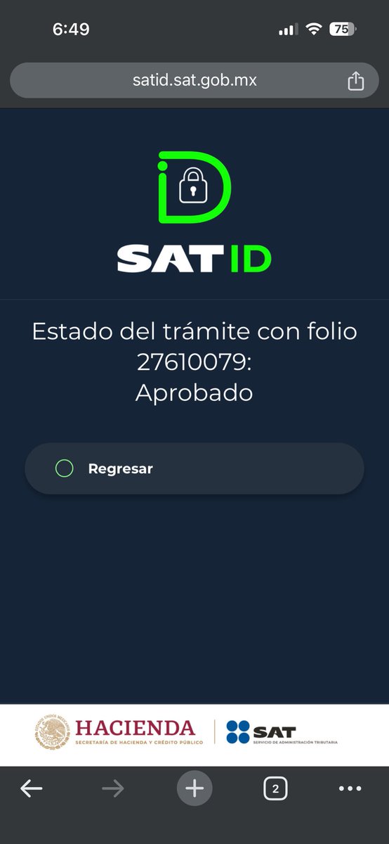 matkfox's tweet photo. @SATMX Quiero continuar con el proceso de trámite de contraseña porque mi e.firma ya no está vigente, para poder hacer mi declaración anual, lleva ya varios días así y no he recibido el correo para continuar el proceso.

Podrían ayudarme? https://t.co/kd2NlyRI4x