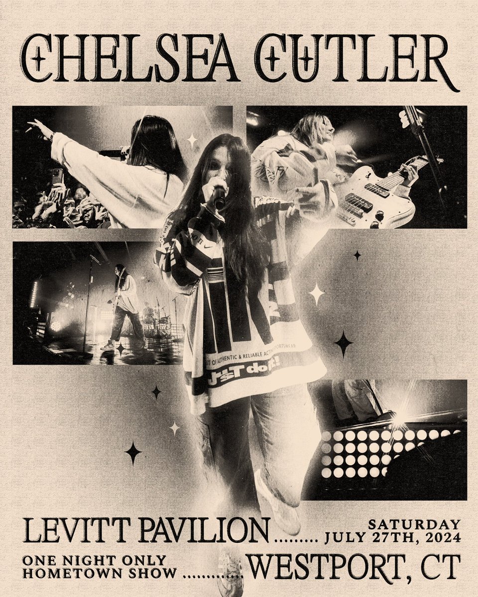 HOMETOWN SHOW. this is so fun. westport ct im coming home to you for a special special night on july 27th. pre-sale starts tomorrow at 1pm EST, general on-sale is this friday at 1pm EST. you can sign-up for presale tickets now xxxx chelseacutlertour.com