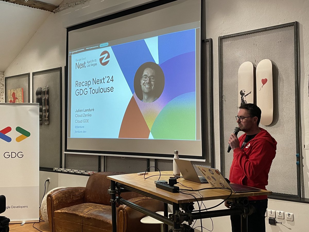 GDGToulouse's tweet image. Premier sujet de la soirée avec @jlandure sur un recap de Next 24

@googledevgroups @googledevs