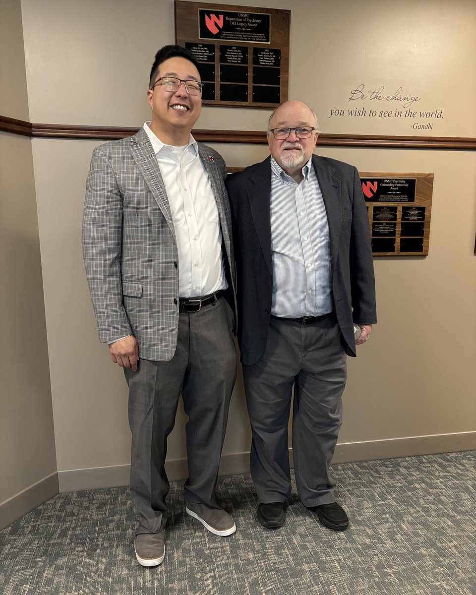 Love seeing @HennRegionsPD as our #UNMCPsychGR speaker on stigma in addiction and mental health! We went to residency together at @umichmedicine and he is a thought leader in training!