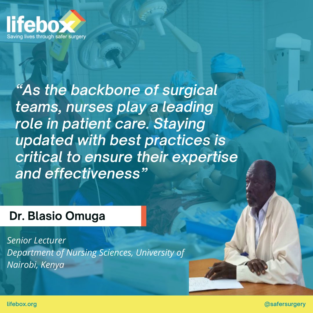 12 fellows and project team leads from the Lifebox Nursing Leadership for Surgical Excellence (NLSE) program recently visited three institutions in Kenya as a part of capacity building for the NSLE program.

Donate today and help improve patient outcomes: bit.ly/3Dzbe5Y