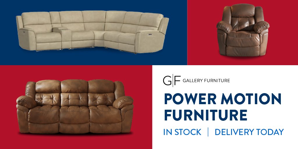 Unlock the secret to next-level relaxation with Gallery Furniture's power motion furniture! Experience utmost comfort and convenience at bit.ly/3upTUyD. Plus, with stylish designs and customizable options, you'll never want to leave your happy place!