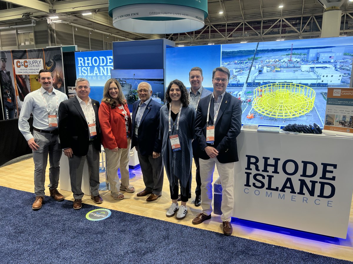 Day 2 of #IPF2024 is under way in New Orleans!

From port operators to academic institutions to shipyards and more, Team Commerce is proud to join more than 35 Rhode Island #offshorewind companies and organizations represented at this global showcase.