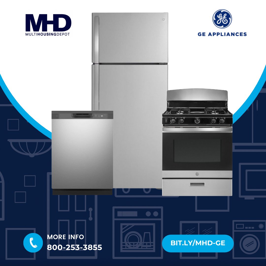 Modernize your properties with GE Profile appliances from MHD! 🌟 Smart tech, sleek design, and easy living. Enjoy our online ordering, fast & free shipping, plus 'uncrate & set' service. No minimum orders. 

bit.ly/mhd-ge

#SmartLiving #MHDService #GEAppliances