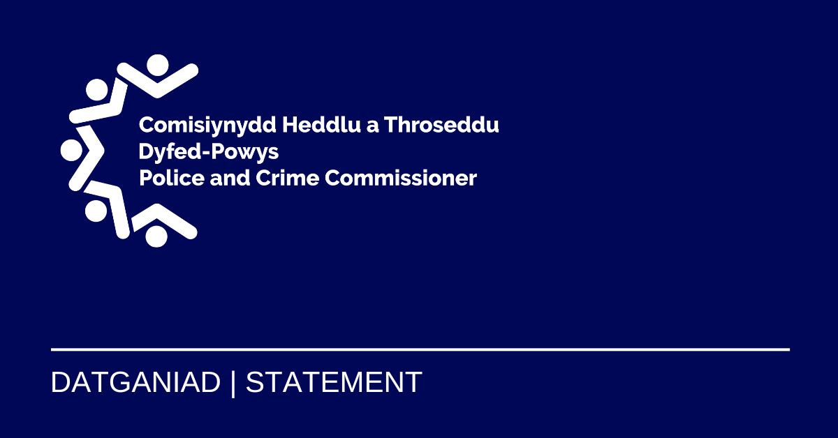 In response to today’s serious incident in Ammanford, PCC Dafydd Llywelyn has released a statement expressing his concerns, and highlighting the support that is available from our Victim Support Services – Goleudy. 📰👉 dyfedpowys-pcc.org.uk/en/news/press-…