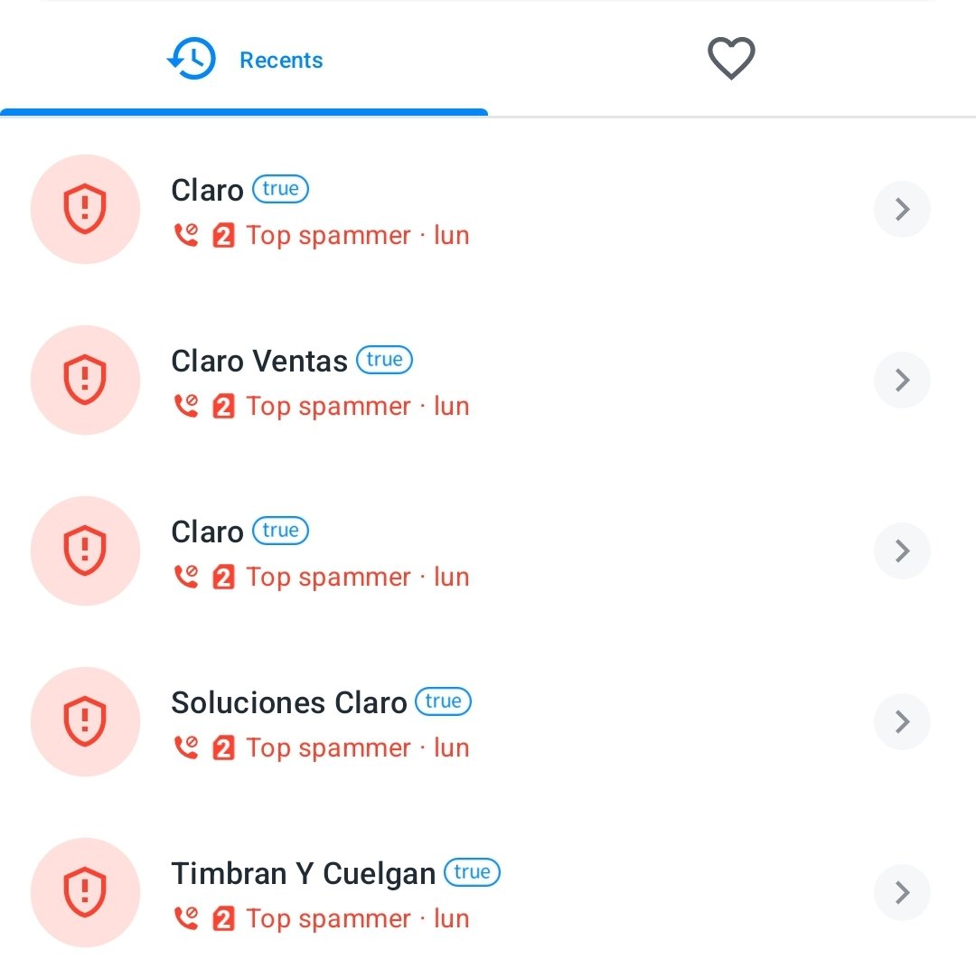 joseillidge's tweet photo. Gracias @Truecaller por bloquer automáticamente las llamadas #spam de @ClaroColombia. Uff #cansones https://t.co/N2J6Sl5OII