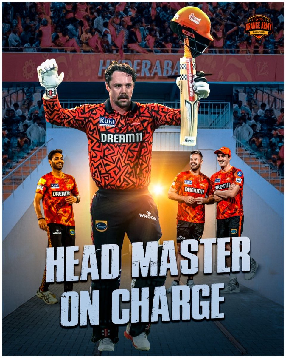 Travis Head set to take on RCB once more🧡🔥!