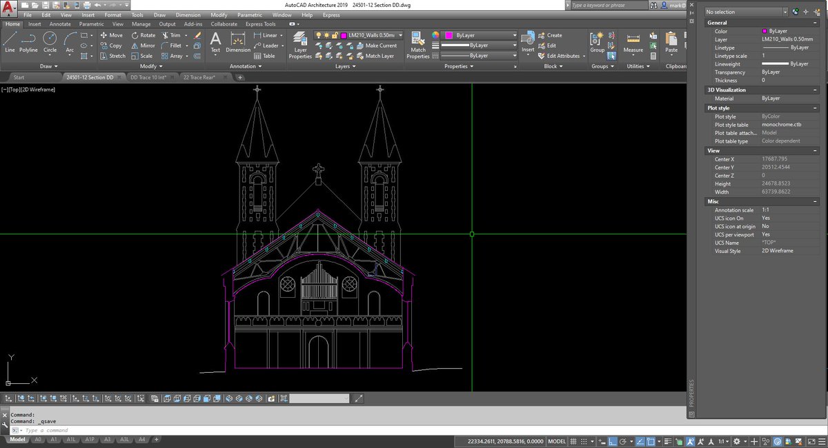 First glimpse of the CAD drawings of the church, following a grant from @area_two of the @dioceseoflondon - an essential plant of planning the new solar tiles. Eco church here we come...