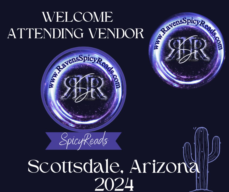 SpicyReads will have a vendor booth this September!! Come check us out! #booksigning #arizona #RSR24 #spicyreads #RomanceReaders